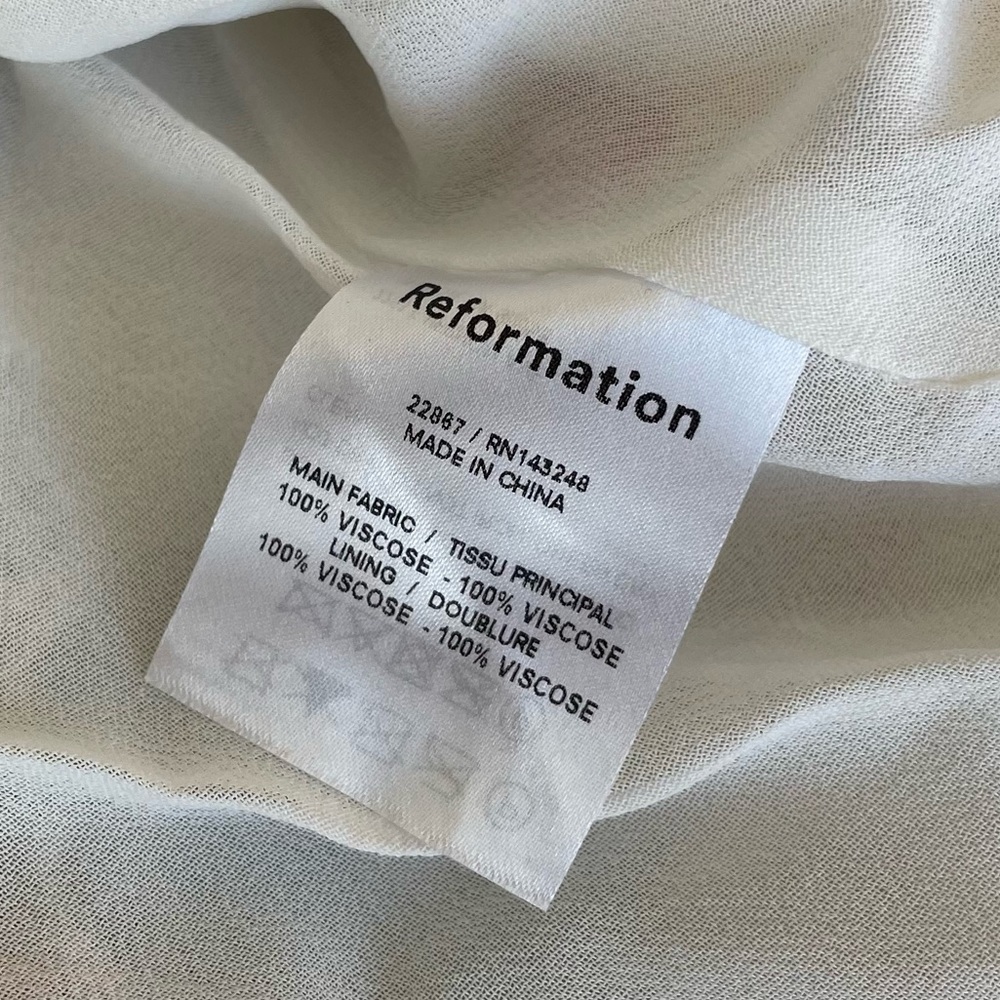 Reformation Nikita Dress    Bouquet    AUTHENTIC - Picture 15 of 16